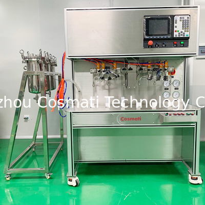 4 heads/6 heads Automatic Gouache Latte multi-color isolation cream pearl pattern filling machine