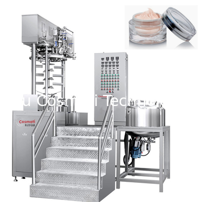 Wholesale nature essence body cream lotion toothpaste making vacuum emulsifying machine
