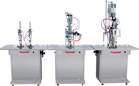 3 in 1 Single Man Operate Bag On Valve Aerosol Filling Machine
