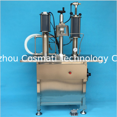 Small filling machinery aerosol liquid bottle filling machine spray filling machine