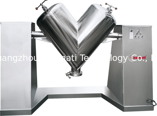 High Efficiency V Type Mixer dry powder mixing machine for pharma food and chemical factory chemical mixing equipment