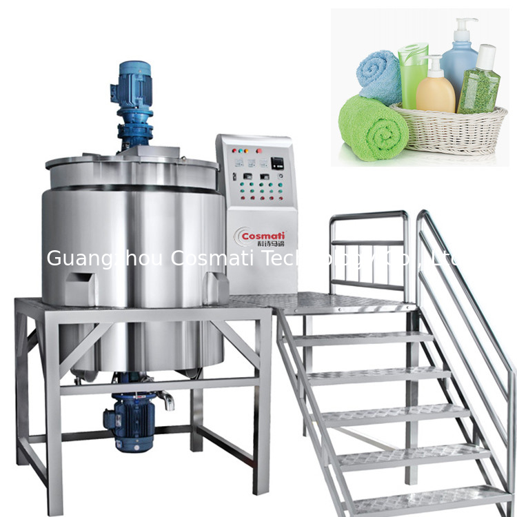 Electric Liquid Homogenizing Mixer Industrial Mixer Shampoo Detergent Liquid Soap Gel Making Machine