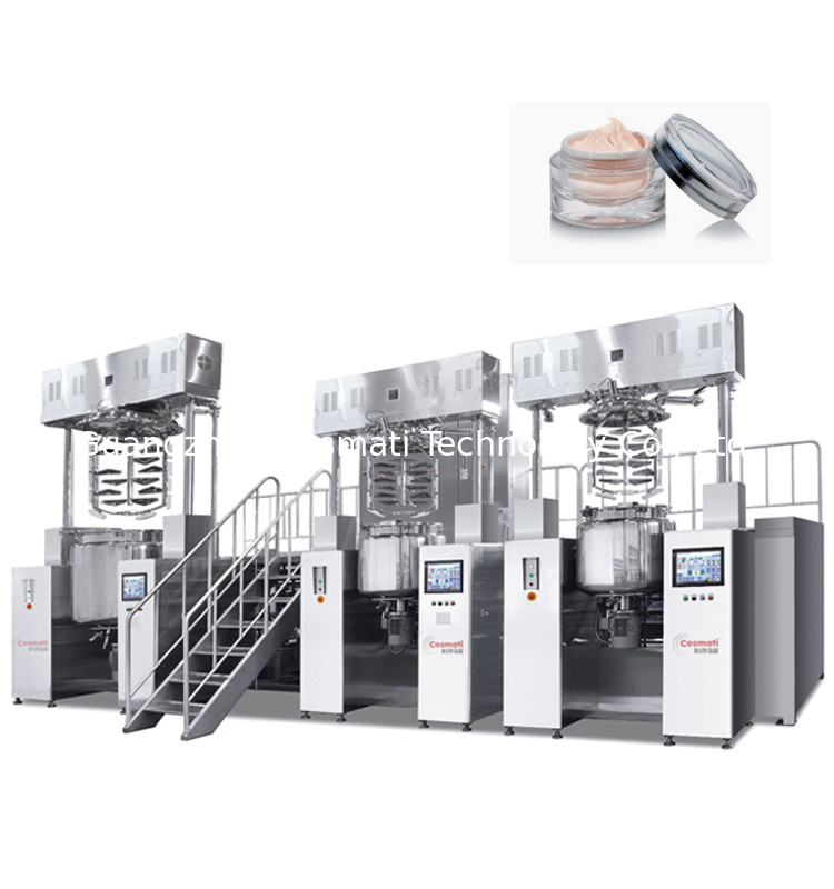 Wholesale nature essence body cream lotion toothpaste making vacuum emulsifying machine