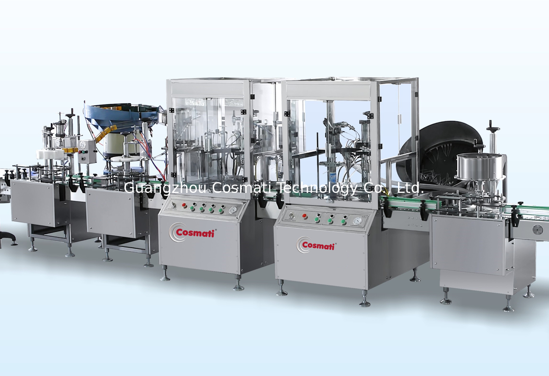 Automatic body spray aerosol can filling machinery
