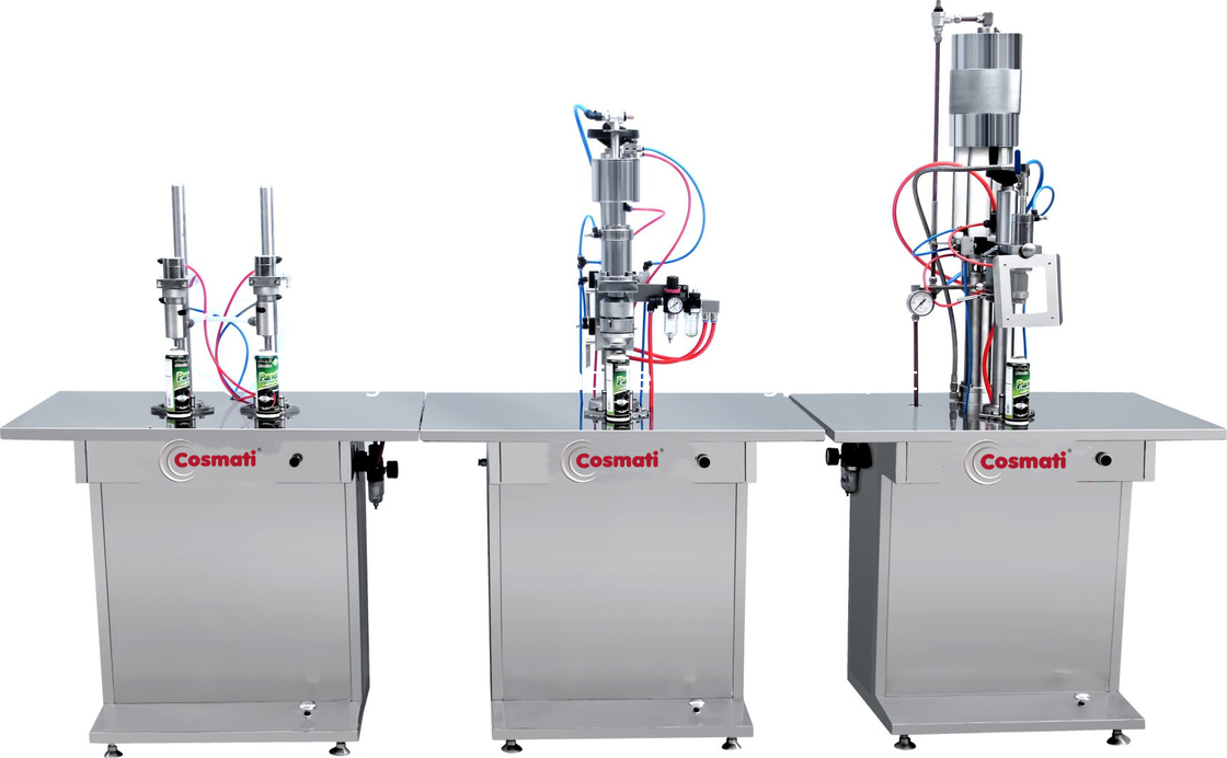 Small filling machinery aerosol liquid bottle filling machine spray filling machine
